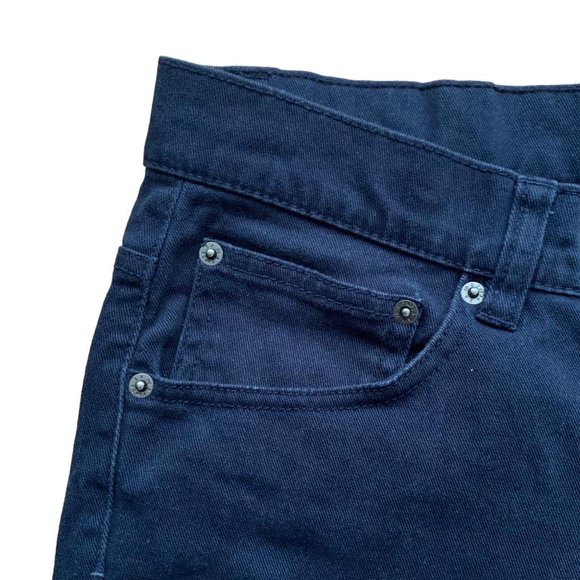 H&M Slim-Fit Cotton Pants | Size 31 | Navy - Picture 4 of 13